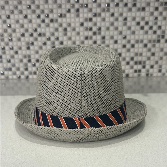 Limited Edition Astros Gray Fedora with Striped Band - Picture 2 of 4